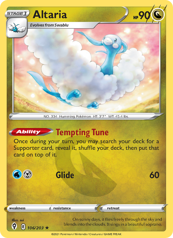 Altaria Rare (106/203) swsh7