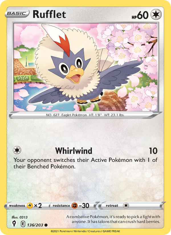 Rufflet Common (136/203) swsh7