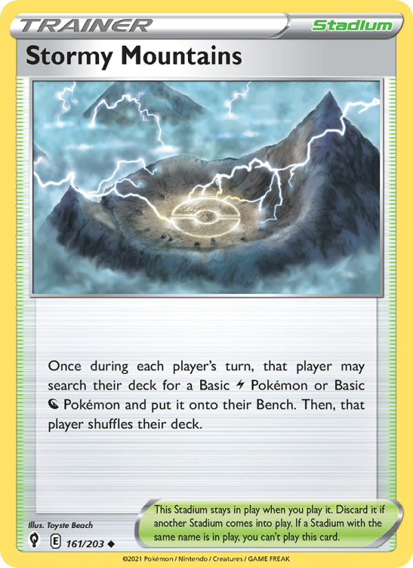 Stormy Mountains Uncommon (161/203) swsh7