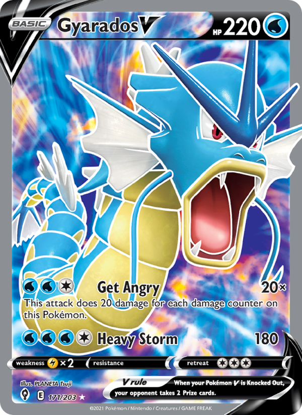 Gyarados V Ultra Rare (171/203) swsh7