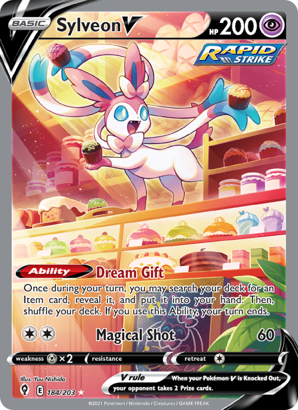 Sylveon V Ultra Rare (184/203) swsh7