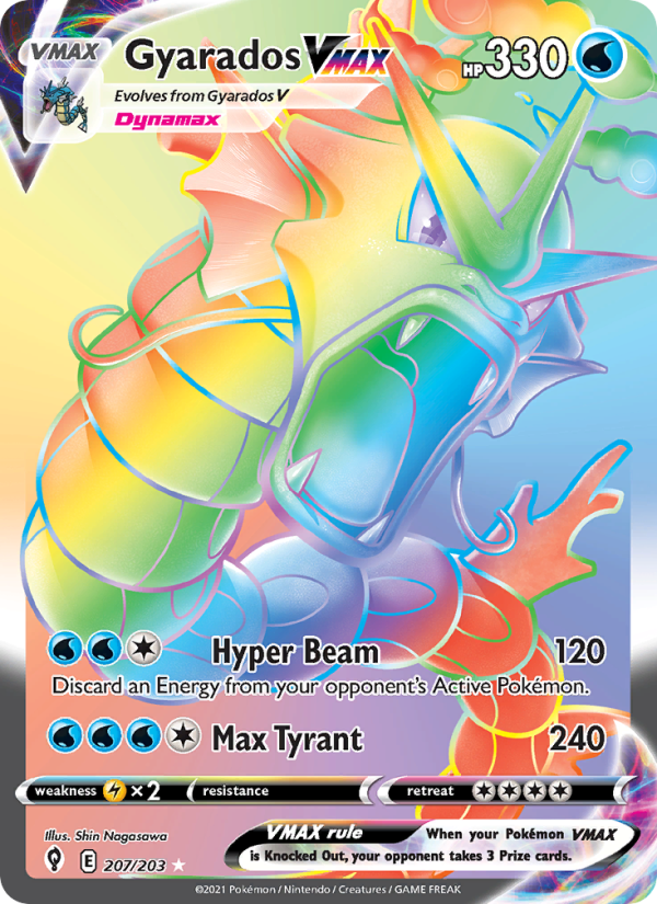Gyarados VMAX Secret Rare (207/203) swsh7