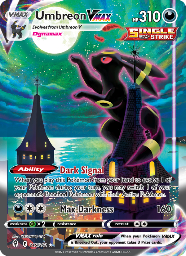 Umbreon VMAX Secret Rare (215/203) swsh7