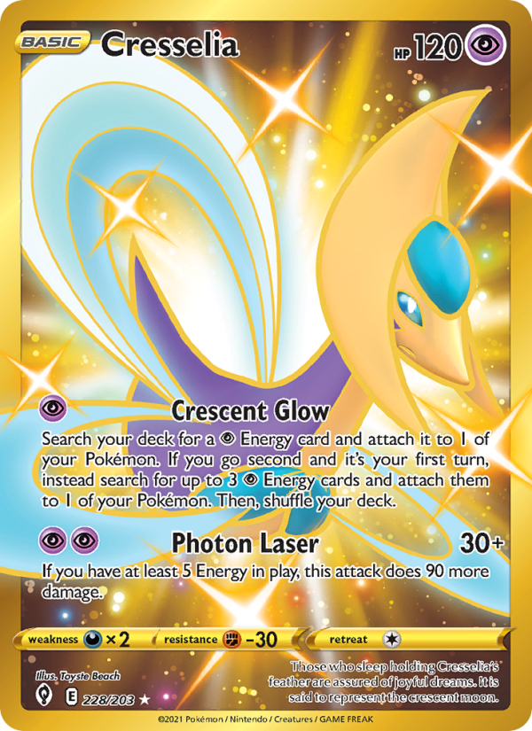 Cresselia Secret Rare (228/203) swsh7
