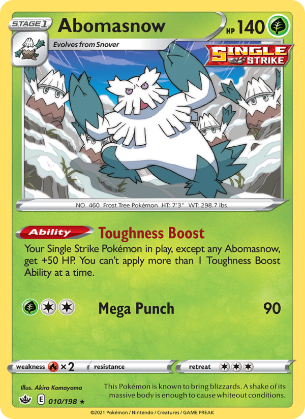 Abomasnow Rare (10/198) swsh6