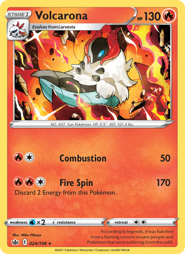 Volcarona Rare (24/198) swsh6