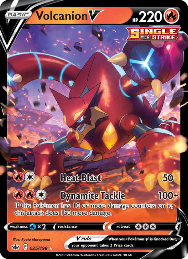 Volcanion V Holo Rare V (25/198) swsh6