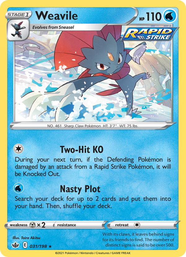 Weavile Holo Rare (31/198) swsh6
