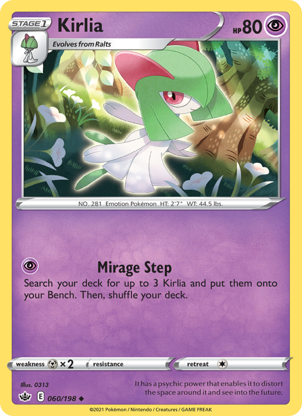 Kirlia Uncommon (60/198) swsh6