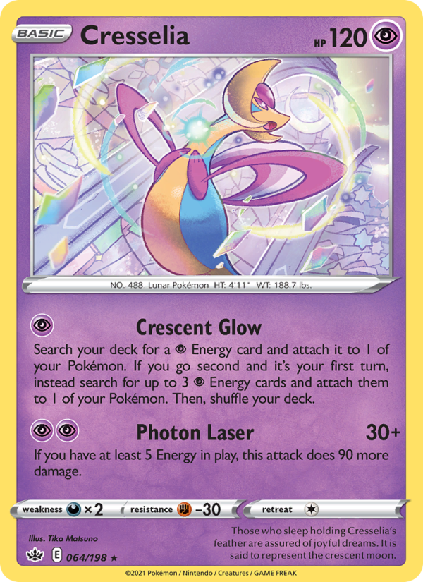 Cresselia Holo Rare (64/198) swsh6