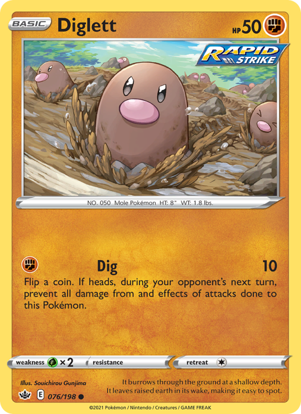Diglett Common (76/198) swsh6
