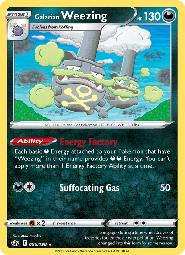 Galarian Weezing Rare (96/198) swsh6