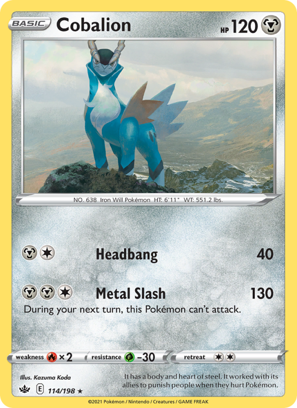 Cobalion Holo Rare (114/198) swsh6