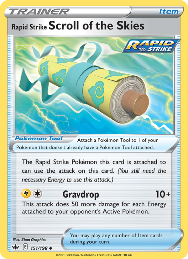 Rapid Strike Scroll of the Skies Uncommon (151/198) swsh6