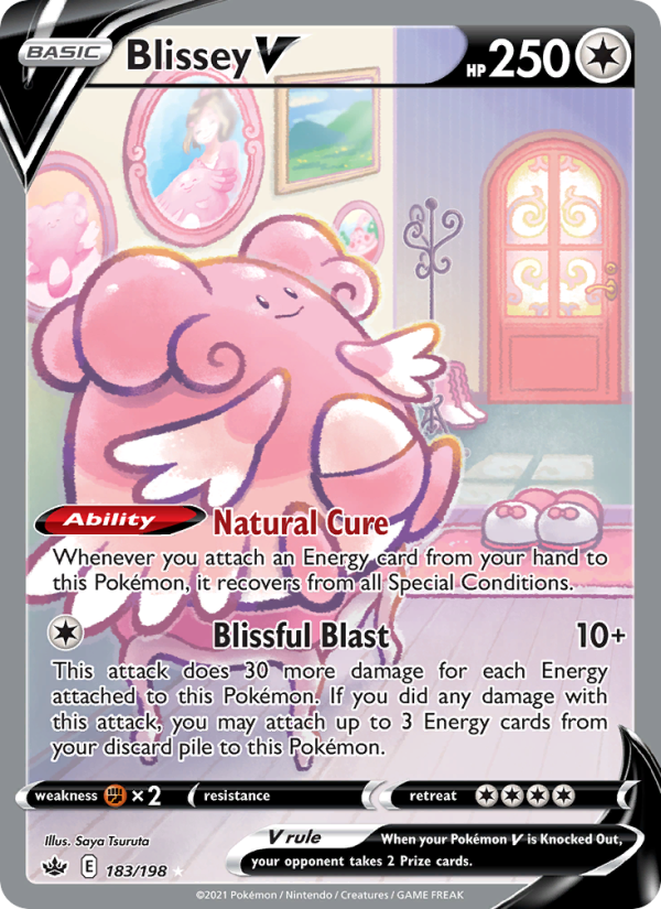 Blissey V Ultra Rare (183/198) swsh6