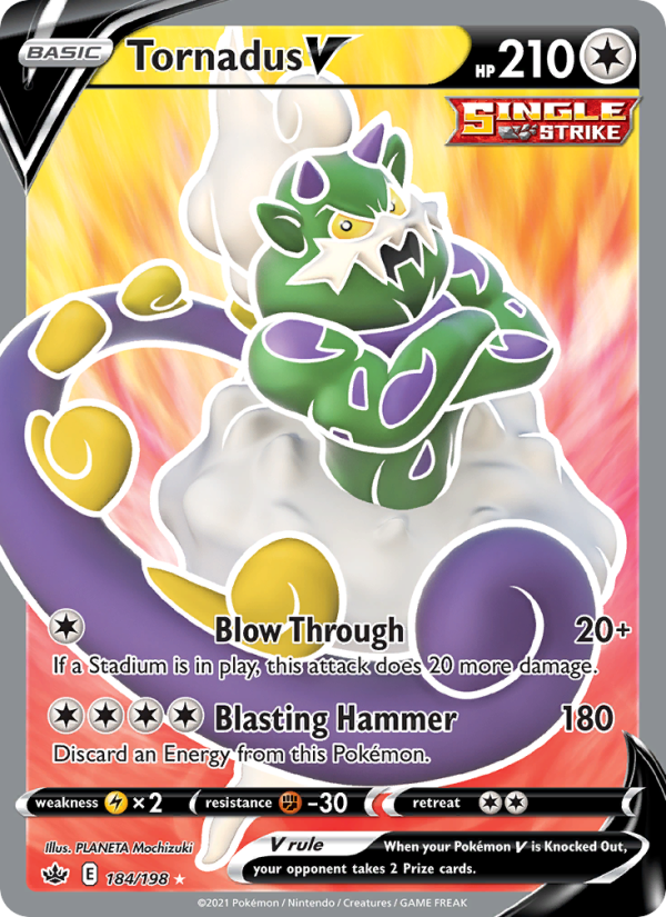 Tornadus V Ultra Rare (184/198) swsh6