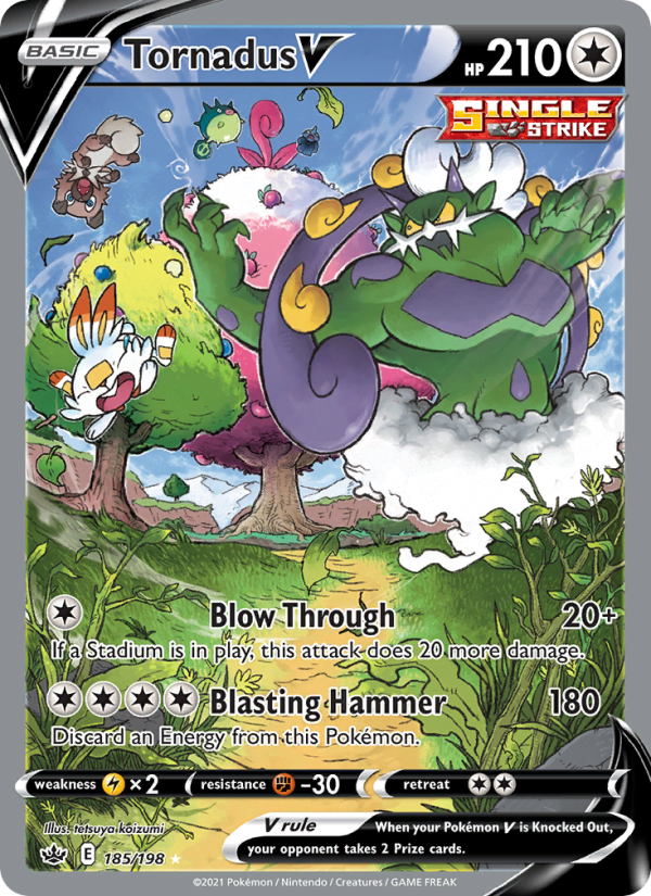 Tornadus V Ultra Rare (185/198) swsh6