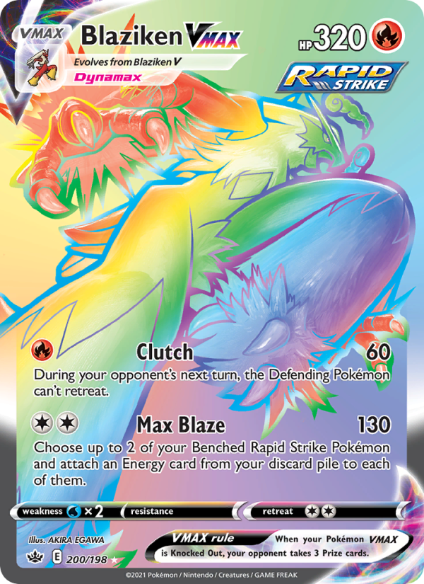 Blaziken VMAX Secret Rare (200/198) swsh6