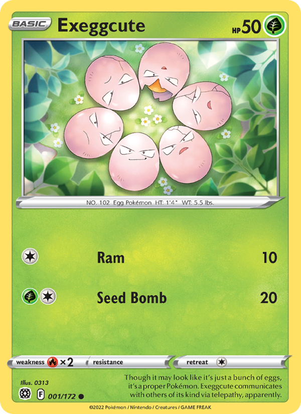 Exeggcute Common (001/172) swsh9