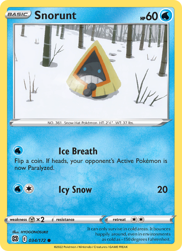 Snorunt Common (034/172) swsh9