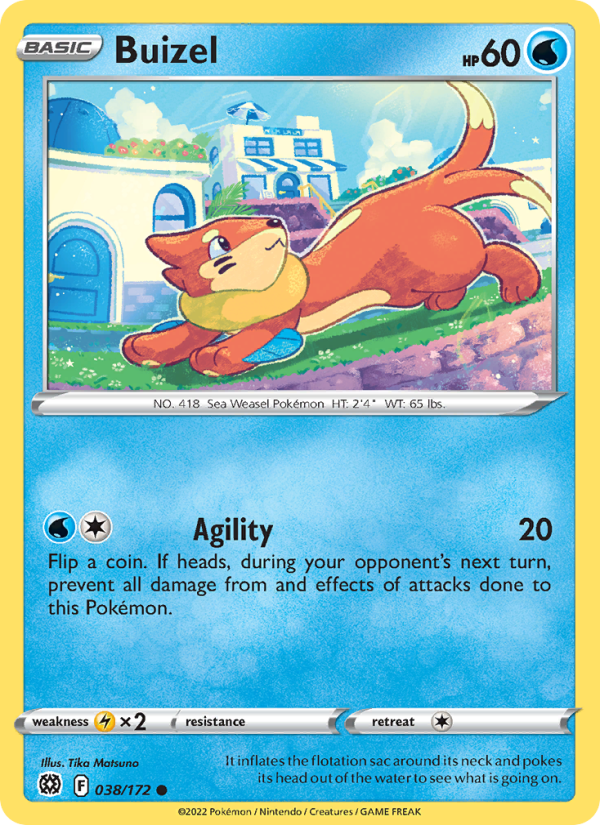 Buizel Common (038/172) swsh9