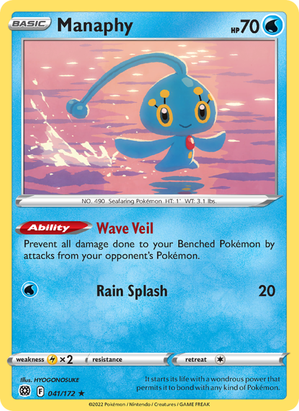 Manaphy Rare (041/172) swsh9