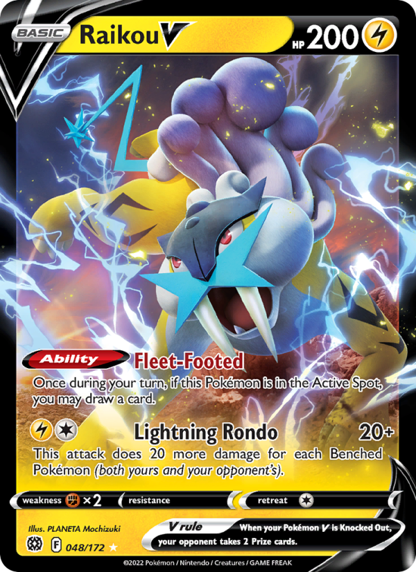 Raikou V Holo Rare V (048/172) swsh9