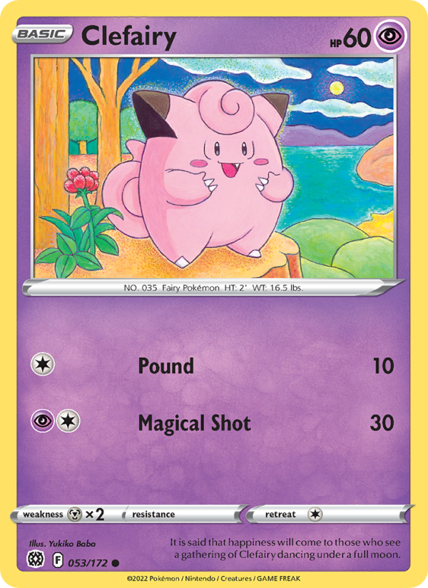 Clefairy Common (053/172) swsh9