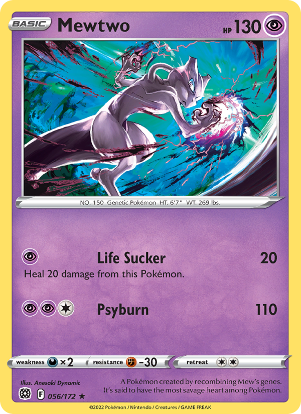 Mewtwo Rare (056/172) swsh9