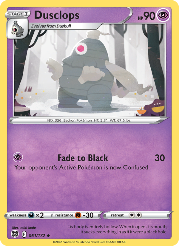 Dusclops Uncommon (061/172) swsh9