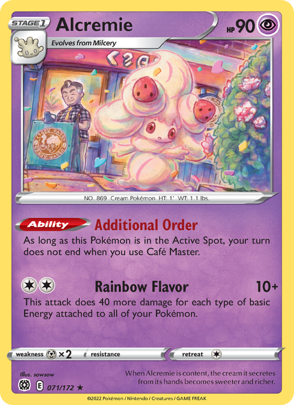 Alcremie Rare (071/172) swsh9