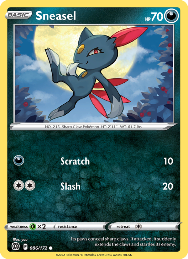 Sneasel Common (086/172) swsh9