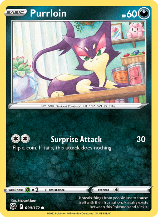 Purrloin Common (090/172) swsh9