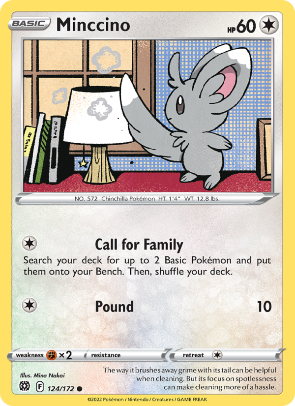 Minccino Common (124/172) swsh9