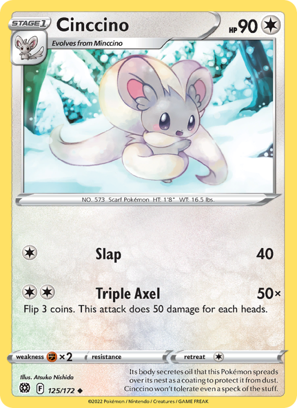 Cinccino Uncommon (125/172) swsh9