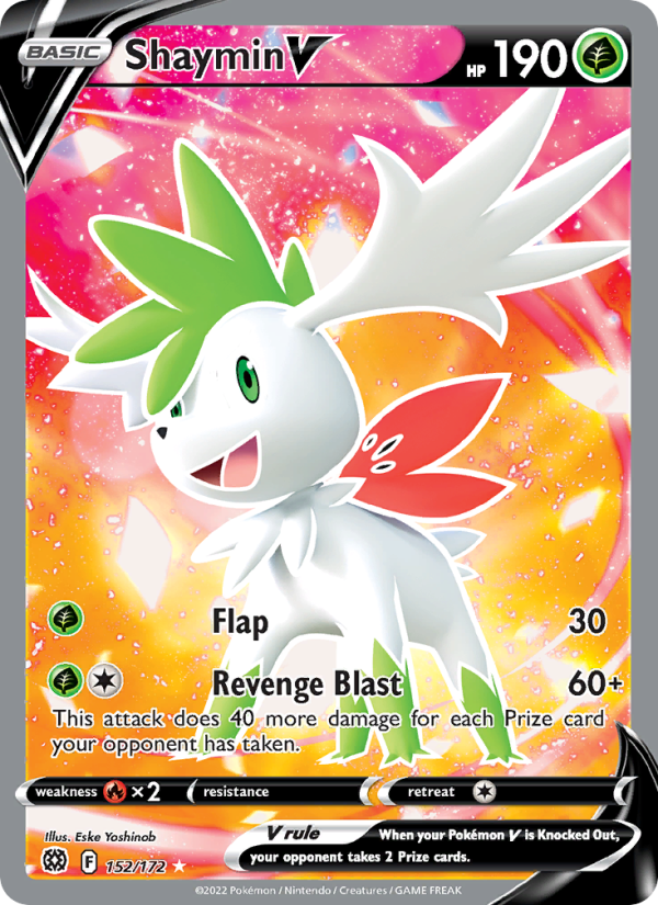 Shaymin V Ultra Rare (152/172) swsh9