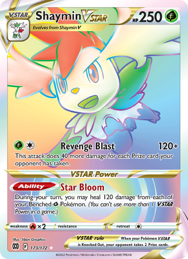 Shaymin VSTAR Secret Rare (173/172) swsh9