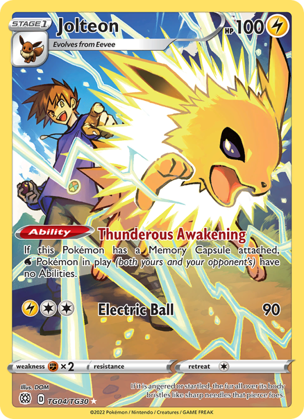 Jolteon Rare (TG04/172) swsh9