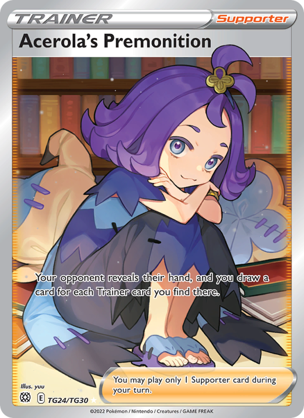 Acerola's Premonition Ultra Rare (TG24/172) swsh9