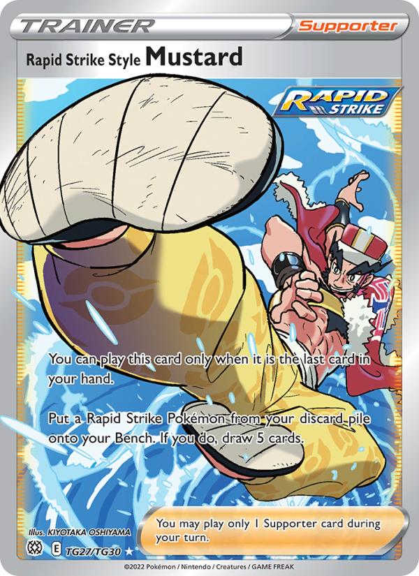 Rapid Strike Style Mustard Ultra Rare (TG27/172) swsh9