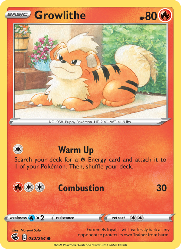 Growlithe Common (32/264) swsh8