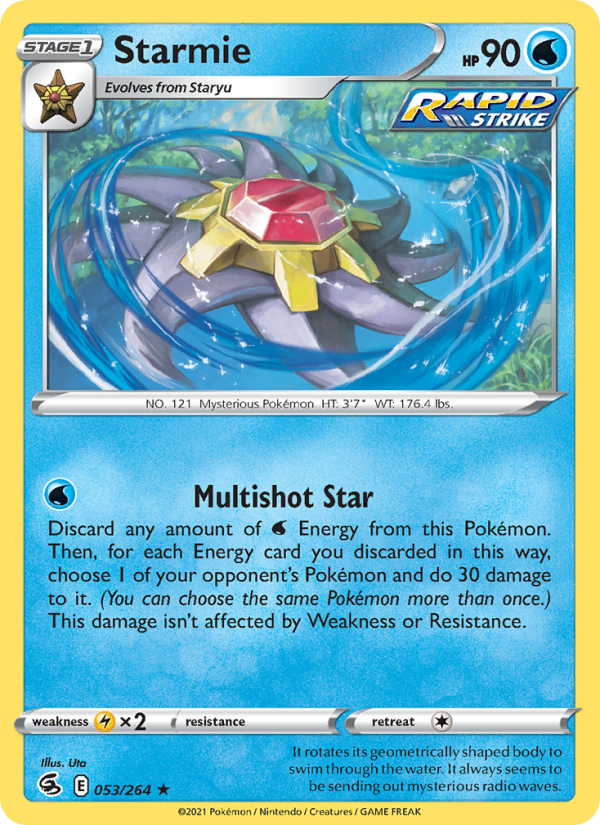 Starmie Holo Rare (53/264) swsh8