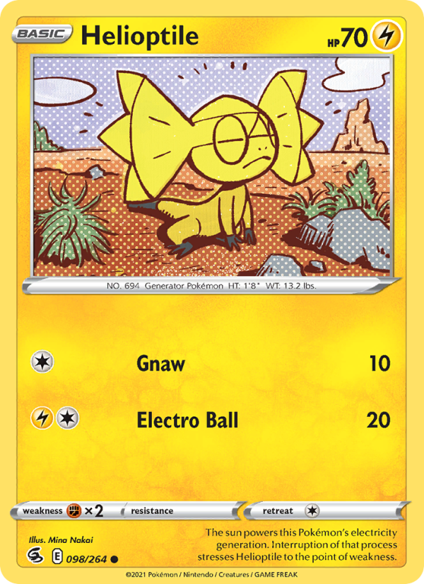 Helioptile Common (98/264) swsh8