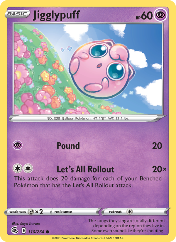 Jigglypuff Common (110/264) swsh8