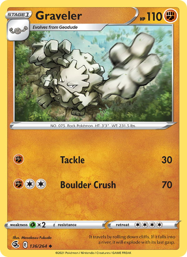 Graveler Uncommon (136/264) swsh8