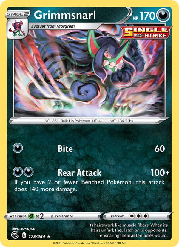 Grimmsnarl Holo Rare (178/264) swsh8