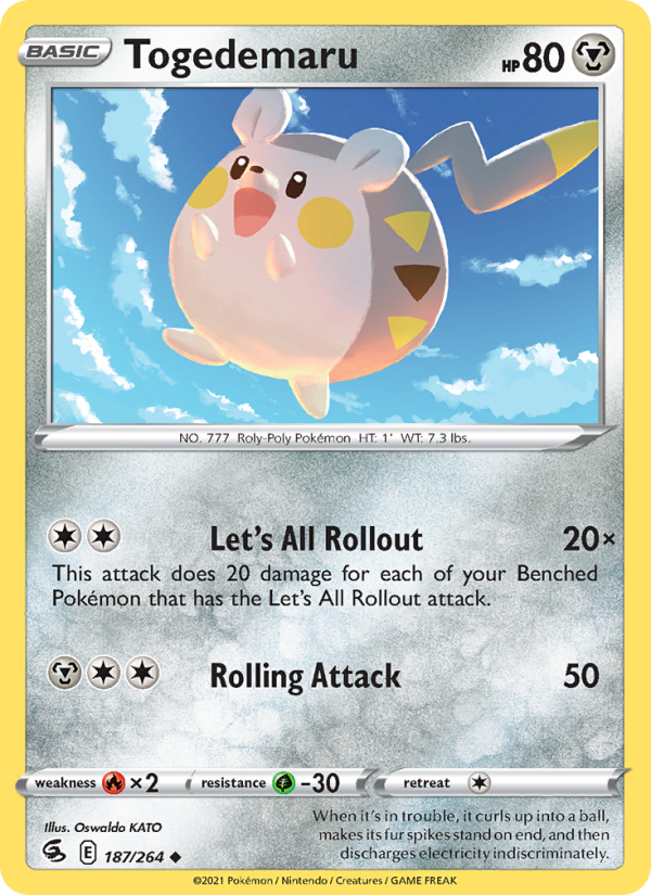 Togedemaru Uncommon (187/264) swsh8