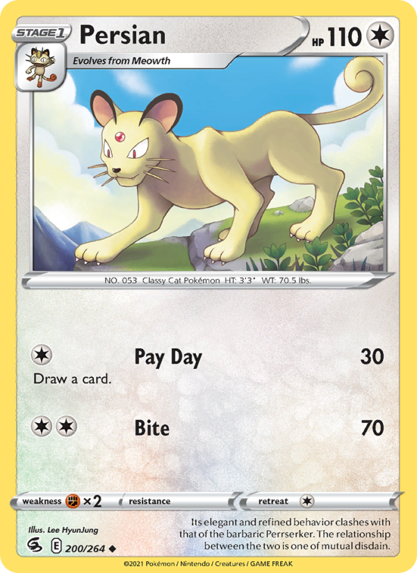 Persian Uncommon (200/264) swsh8