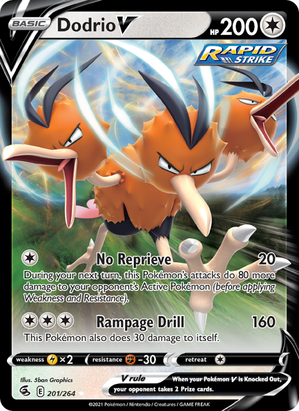 Dodrio V Holo Rare V (201/264) swsh8