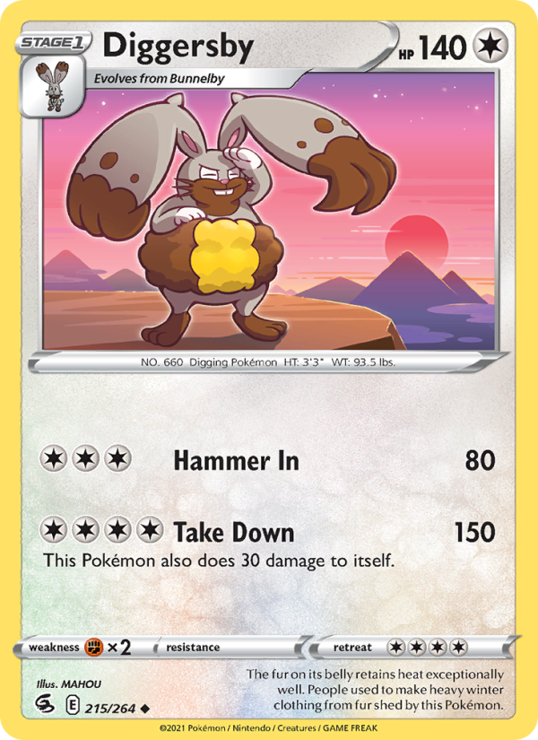 Diggersby Uncommon (215/264) swsh8